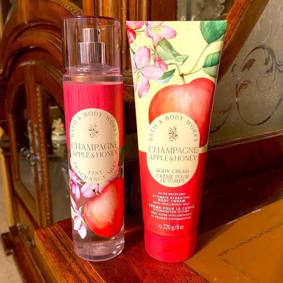 Bath & Body Works Champagne Apple & Honey Set - Picture 1 of 2